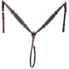 CHALLENGER Horse Western Tooled Leather Browband Headstall Breast Collar Laced Tack 78HR29B view 3