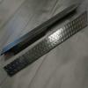 EZGO TXT Golf CART Rocker Panels - Black Diamond Plate view 1