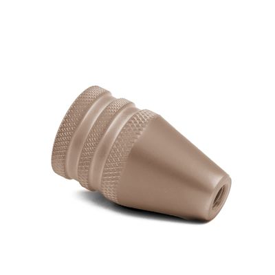 Rowe Tactical Bolt Knob 5/16"-24 Stainless Steel - Diamond Knurl Grooved FDE PVD Coated - for Remington 700, Howa, Savage, Winchester M70 and All Bolt Handles Threaded in 5/16"-24
