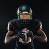 TD Sports Football Visor | Fits Kids, Youth, and Adult Helmets | Eye Protection for Helmet and Facemask view 2