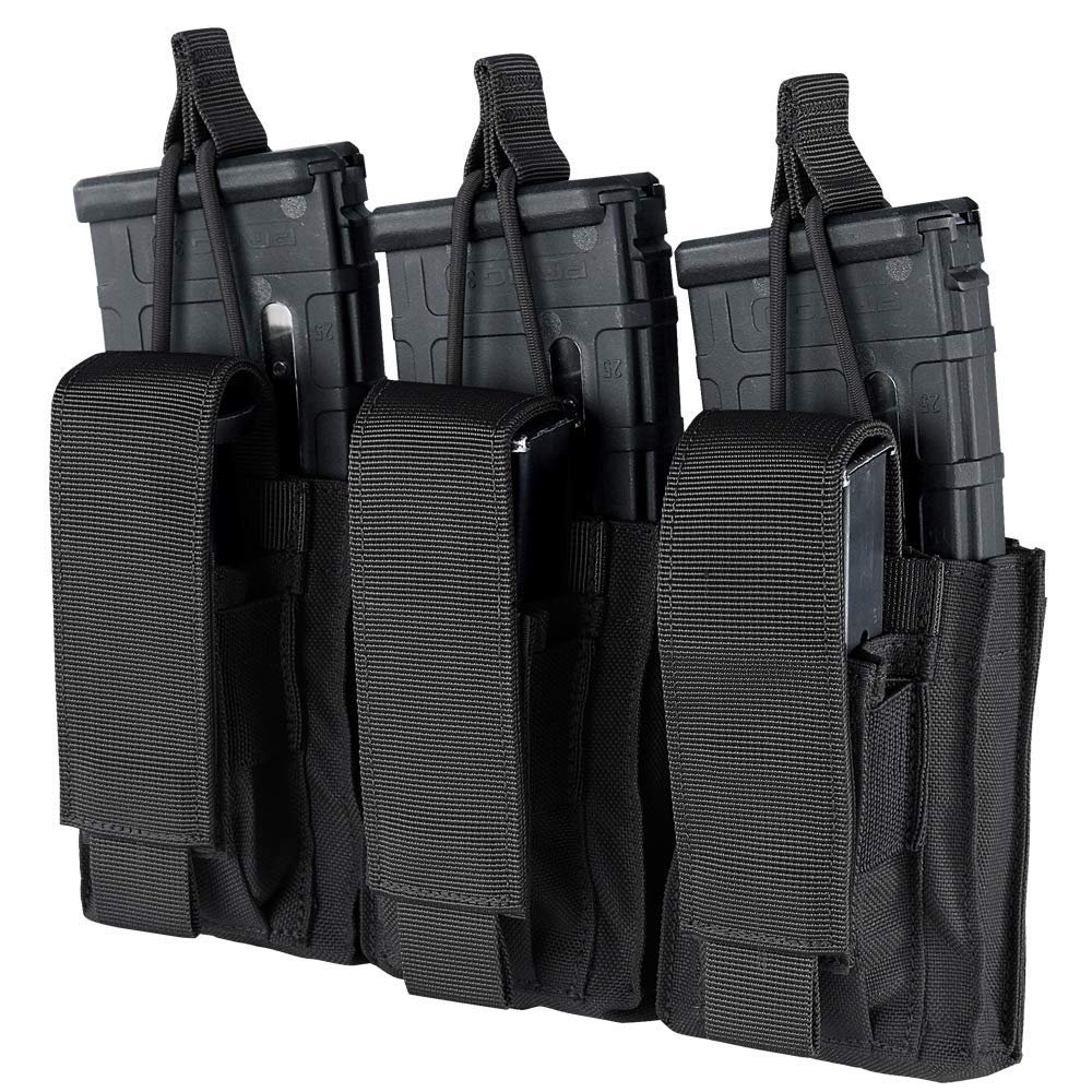 Condor Elite - GEN2 Triple Kangaroo MAG Pouch Black