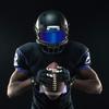 TD Sports Football Visor | Fits Kids, Youth, and Adult Helmets | Eye Protection for Helmet and Facemask view 2