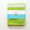 Luzia Striped Workout Towel for Sweat (Pack of 4) - Premium Quality 100% Turkish Cotton - Lightweight and Super Absorbent for Exercise, Sports, Workout, Fitness, Gym, Yoga, Running (Green) view 1