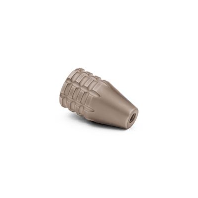 Rowe Tactical Bolt Knob 5/16"-24 Stainless Steel - Cross Hatch FDE PVD Coated - for Remington 700, Howa, Savage, Winchester M70 and All Bolt Handles Threaded in Standard 5/16"-24