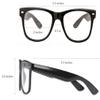 Art+Social 10 Pack Black Frame Nerd Glasses with Clear Lenses  Classic Unisex Non-Prescription Costume & Party Eyewear for Adults & Teens view 3
