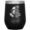 Cute But Rude Ruth Bader Ginsburg Wine Tumbler Notorious RBG Women Belong in All Places Where Decisions are Being Made 12oz BPA Free view 1