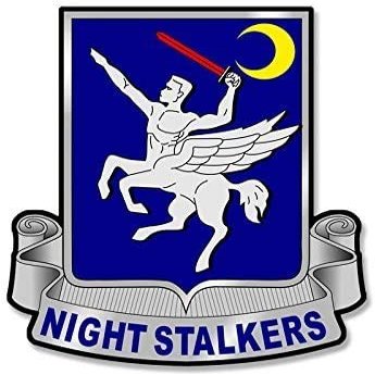 160th SOAR Night Stalkers Seal Shaped 3M Reflective Sticker| Special ops Recruit