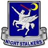 160th SOAR Night Stalkers Seal Shaped 3M Reflective Sticker| Special ops Recruit view 1