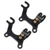 2pcs Bicycles Cycling Front Rear Wheel Disc Brake Bracket Bike Frame Adapter view 1