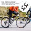 2pcs Bicycles Cycling Front Rear Wheel Disc Brake Bracket Bike Frame Adapter view 4