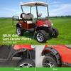 10L0L 4PCS Golf Cart Fender Flares, Exact Fit for Standard EZGO RXV 2008-2015, Impact-Resistant ABS Plastic Mud Guards with Reflectors & Stainless Steel Hardware - Not for Modified Carts view 3