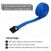 Premium Lashing Strap Short 1" x 6.5 ft, Cam Buckle Tie Down Straps Heavy Duty Secure Straps up to 700 lbs Capacity for Motorcycle,SUP, Kayak, Canoe, Surfboard, Cargo, Boat,Trailer, Luggage view 2