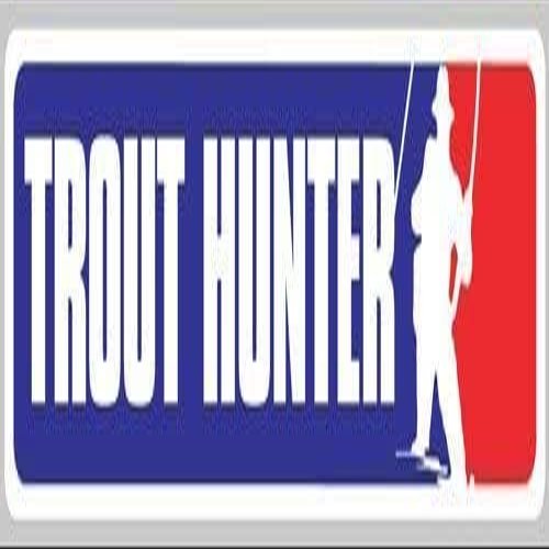 MLB Style Trout Hunter 3M Reflective Sticker| Fly Fishing Fish