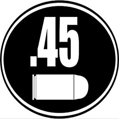 45 .45 ACP Ammo Can Decal Gun Ammunition Box Firearm Vinyl 3M Reflective Sticker