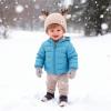 LEOMOSTE Baby Beanie Hat Cute Antlers Reindeer Crochet Knitted Hat Winter Warm Cap for Toddler Boys Girls Khaki view 4