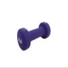 FixtureDisplays Women's Neoprene Coated Dumbbell Workout Weight 3LBS Purple Color 15207-3LB-purple-2PK-2D view 1