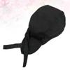KESYOO Restaurant Waiter Cap Kitchen Chef Hat Creative Working Cap Comfortable Cooking Cap (Black) view 2