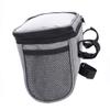 Bike Phone Pouch with Reflective Stripe Bike Front Bag, Gray Bike Cycling Bag, Storage Supplies for Cycling Lovers Cycling Cycling view 3