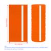 5 Pcs Reflective Bandana neon Face Mask Neck Gaiter for men and women, hi vis Scarf Headbands Balaclava Headwear Tube Windproof Seamless Face Cover (Orange) view 2