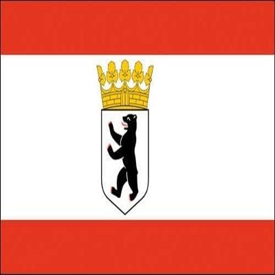 Berlin Flag 3M Reflective Sticker| Germany Deutschland