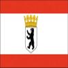 Berlin Flag 3M Reflective Sticker| Germany Deutschland view 1