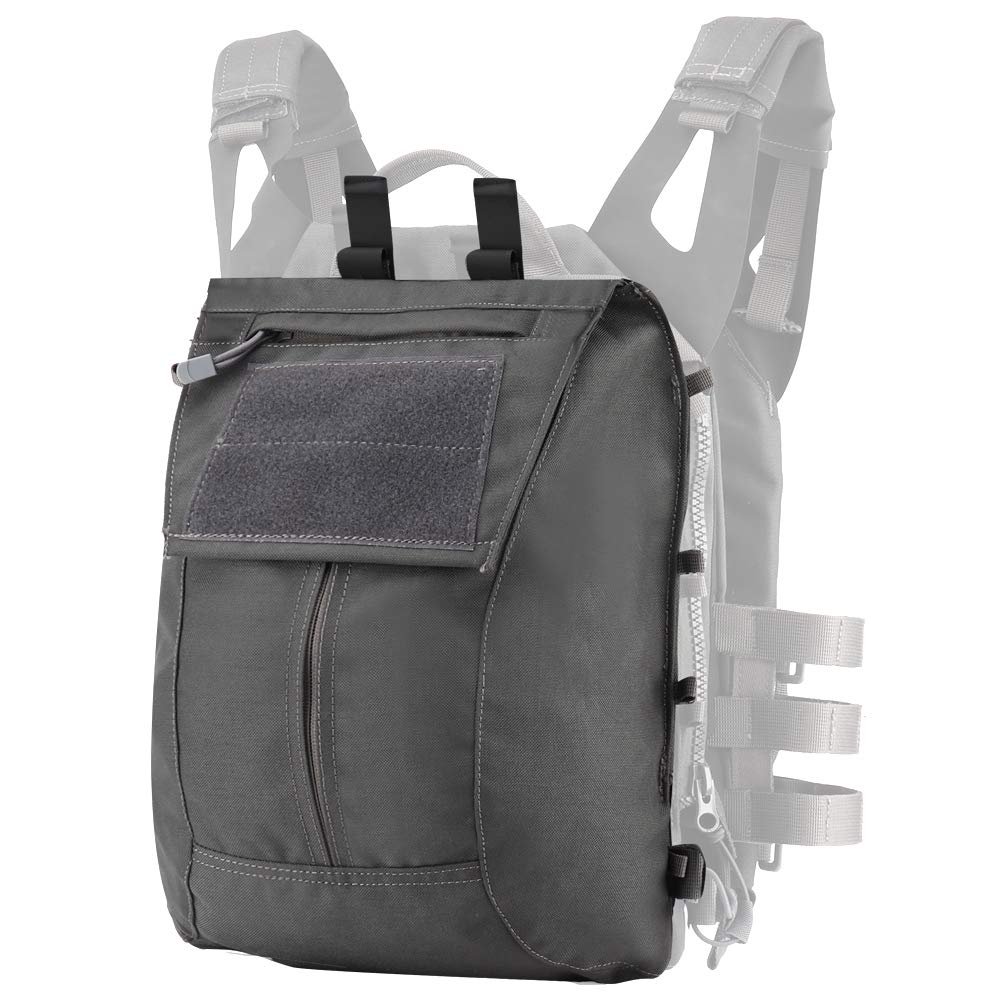 West Raccoon Tactical Pouch Zip-on Panel for 2.0 JPC Vest Backpack Airsoft Mesh Pocket Built-in Magazine