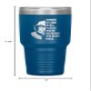 Cute But Rude Ruth Bader Ginsburg Tumbler Notorious RBG Women Belong in All Places Where Decisions are Being Made Feminist Mug Insulated Hot Cold Travel Coffee Cup 30oz BPA Free view 2