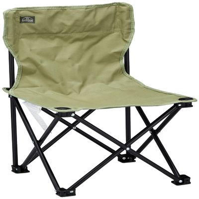 BUNDOK BD-138KA Action Chair, Khaki, Storage Case Included