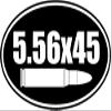 5.56 x 45 Ammo Can Decal Gun Ammunition Box 556 Firearm Vinyl 3M Reflective Sticker view 1