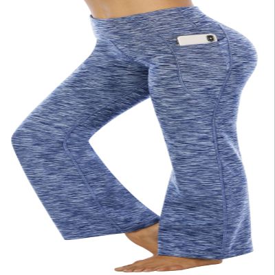 Heathyoga 30"/32" Yoga Pants Women with Pockets Wide Leg Yoga Pants for Woman Flare Leggings Bootcut Work Dress Pants Women Ocean