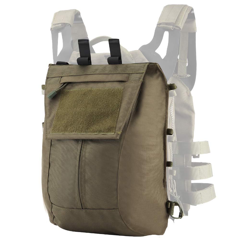 West Raccoon Tactical Pouch Zip-on Panel for 2.0 JPC Vest Backpack Airsoft Mesh Pocket Built-in Magazine