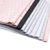DUOER 28sheets/Pack 50x70cm Star Moon Gold Print Tissue Papers Flower Wrapping Papers Gift Wrapping Papers Handmade Craft Papers (Color : Black Silver dot) view 3