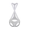 YUFEIDA Men's Athletic Supporters Stylish Bodysuit Slim Fit Jumpsuit Breathable Base Layers Boxer Back Open Leotard (White, XL) view 2