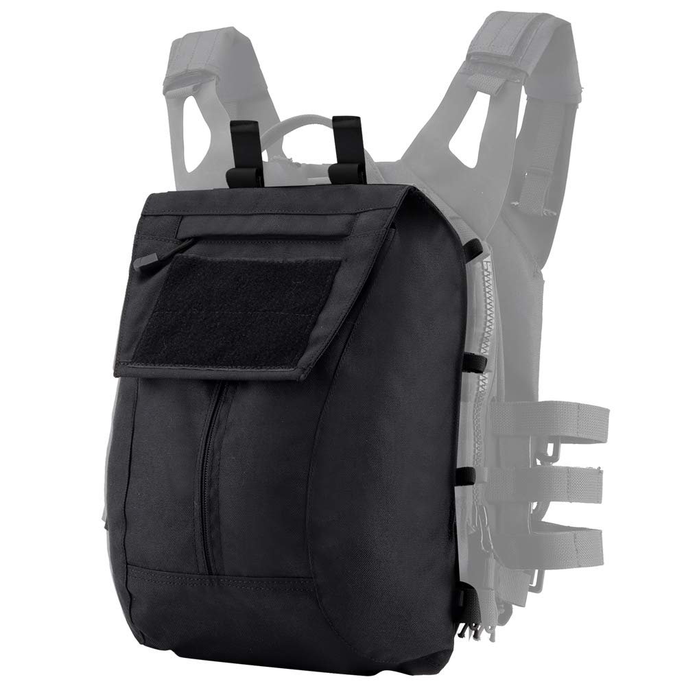 West Raccoon Tactical Pouch Zip-on Panel for 2.0 JPC Vest Backpack Airsoft Mesh Pocket Built-in Magazine