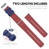 Ritche Christmas Gift 18mm Silicone Watch Band Compatible with Fossil Q Gen 4 Venture HR Quick Release Rubber Watch Bands for Men Women, White Elephant Gifts, Stocking Stuffers for Men view 3