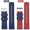 Ritche Christmas Gift 18mm Silicone Watch Band Compatible with Fossil Q Gen 4 Venture HR Quick Release Rubber Watch Bands for Men Women, White Elephant Gifts, Stocking Stuffers for Men view 4