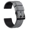 Ritche Silicone Watch Bands 18mm 20mm 22mm 24mm Quick Release Rubber Watch Bands for Men, Smoke Gray / Black / Black, 20mm, Classic view 1