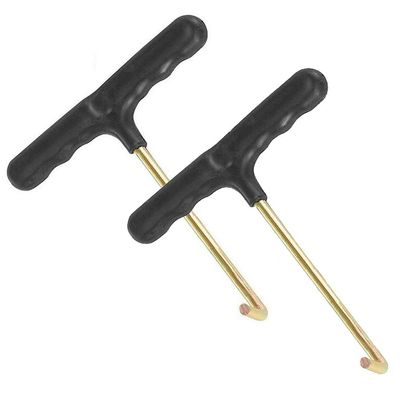 lasenersm 2 Pieces Trampoline Spring Tool Trampoline Spring Pull Tool Spring T-Hook Adjustment Pull Tool Trampoline Hook Tool T-Hook Spring Pull Tool