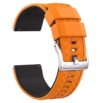 Ritche 24mm Silicone Watch Band Quick Release Rubber Watch Bands for Men Women, Valentine's Day Gifts for him or her