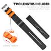 Ritche 24mm Silicone Watch Band Quick Release Rubber Watch Bands for Men Women, Valentine's Day Gifts for him or her view 3