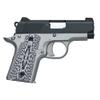 Guuun Kimb Micro Carry 380 ACP G10 Grips with Ambi, Aggressive OPS Crosshatch Texture - White/Black view 4