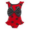 Dressy Daisy Girls Ladybug Red & Black Polka Dots One Piece Bathing Suit Swimsuit Swimwear Size 10-12 057 view 1
