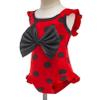 Dressy Daisy Girls Ladybug Red & Black Polka Dots One Piece Bathing Suit Swimsuit Swimwear Size 10-12 057 view 3