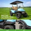 10L0L 4PCS Golf Cart Fender Flares, Exact for Standard Club Car Precedent 2004 & UP, Impact-Resistant ABS Plastic Mud Guards with Reflectors & Stainless Steel Hardware - Not for Modified Carts view 3