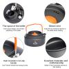 widesea 1L Camping Kettle Portable Ultralight Aluminum Teapot for Backpacking,Hiking, Camping and Picnic view 3