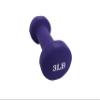 FixtureDisplays Women's Neoprene Coated Dumbbell Workout Weight 3LBS Purple Color 15207-3LB-purple-1PC view 4