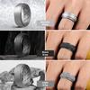 Egnaro Inner Arc Ergonomic Breathable Design, Silicone Rings Mens with Half Sizes, 1/4/5/6/7 Rubber Wedding Bands, 10mm Wide-2.5mm Thick view 4