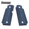 Guuun Kimb Micro Carry 380 ACP G10 Grips with Ambi, OPS Tactical Texture - Blue/Black view 2