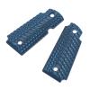 Guuun Kimb Micro Carry 380 ACP G10 Grips with Ambi, OPS Tactical Texture - Blue/Black view 3