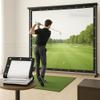 TheTerakart Indoor Golf Simulator Impact Screen for Home Beginners Series Large Projection Screen for Golf Training (300 x 300 cm (120" x 120")) view 1